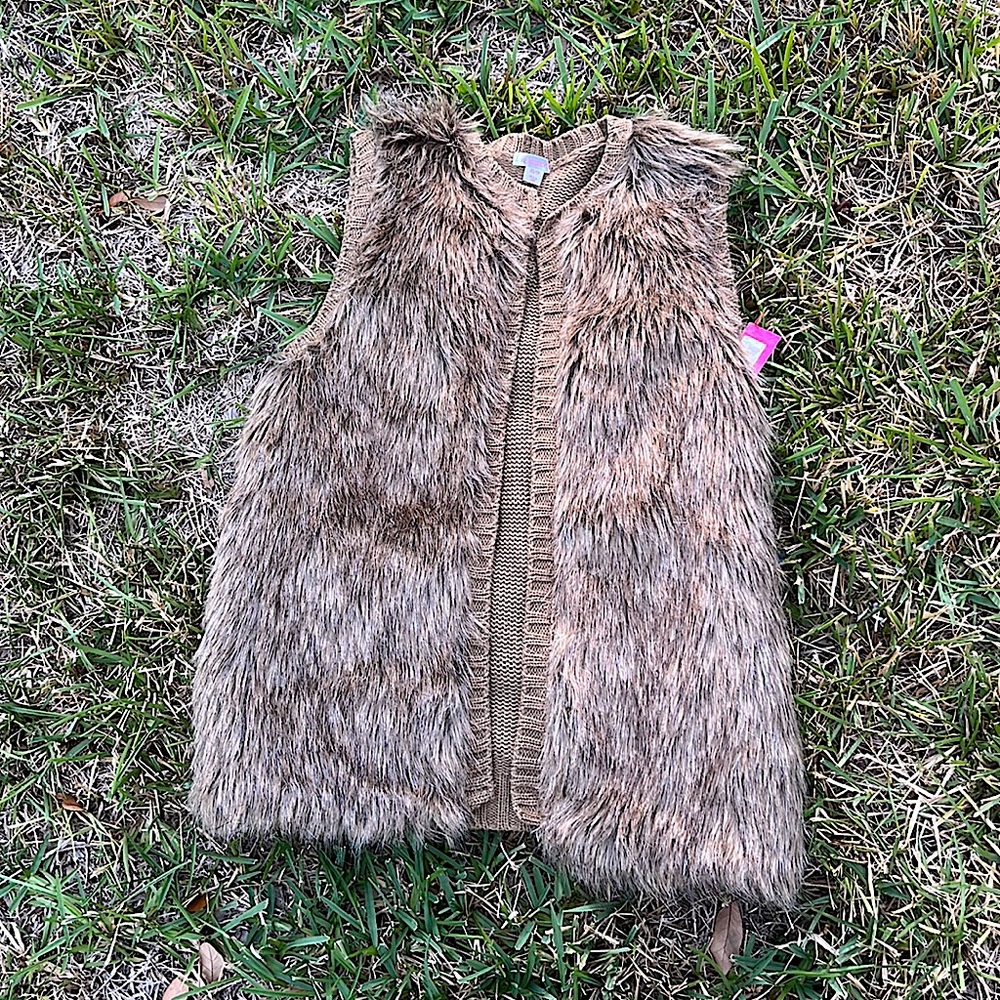 Faux Fur Vest By Xhilaration NWT